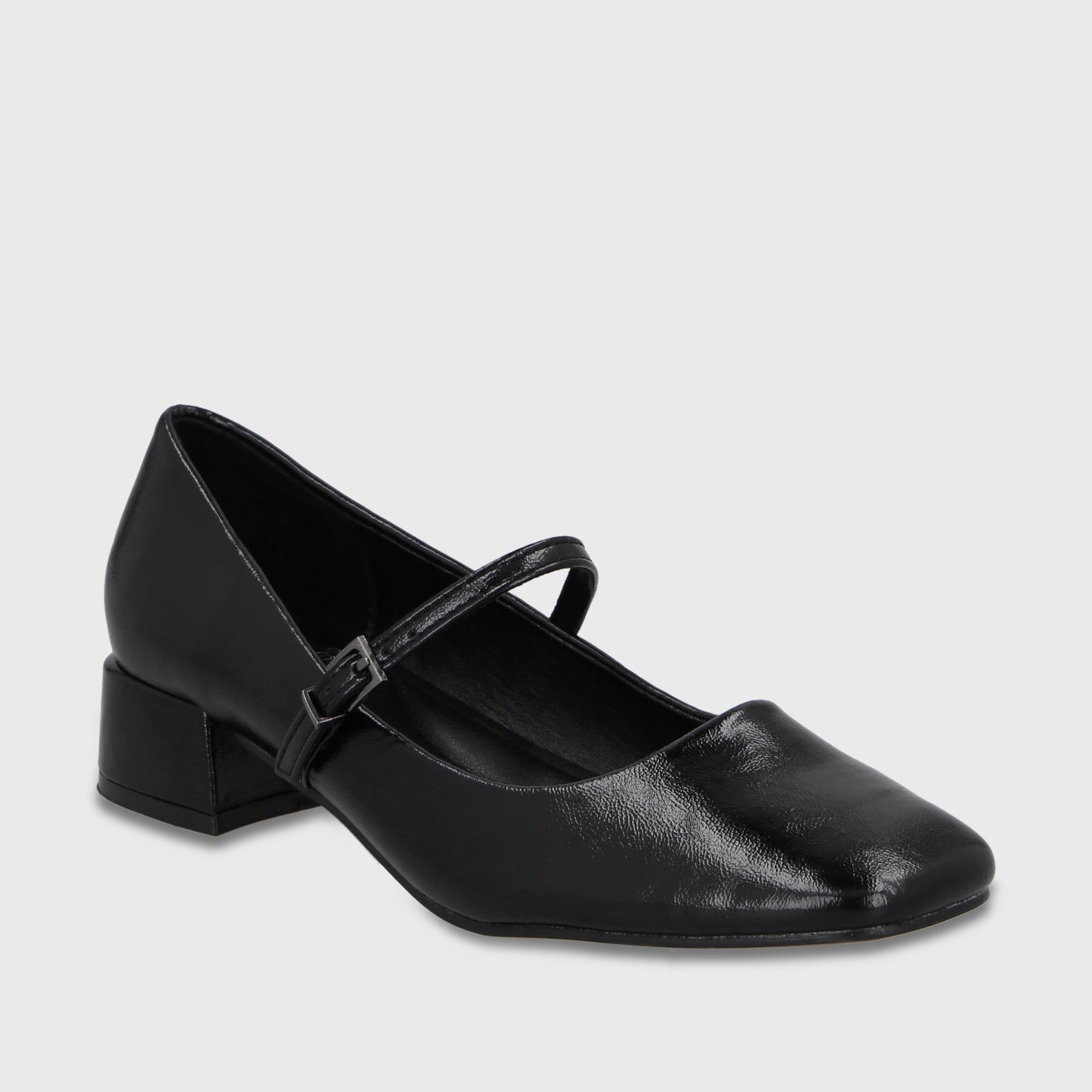 Zapato Taco Negro Mujer 65800