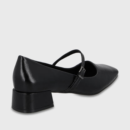 Zapato Taco Negro Mujer 65800
