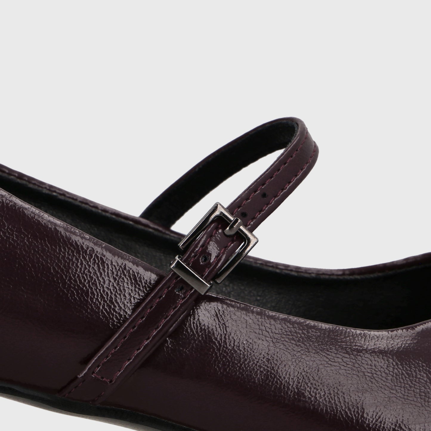 Zapato Taco Burdeo Mujer 65800