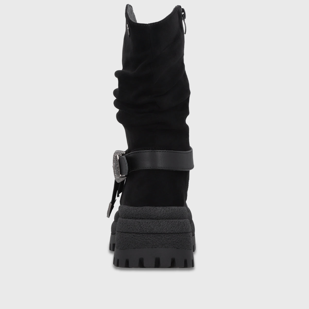 Botin Plataforma Negro Mujer 6583001