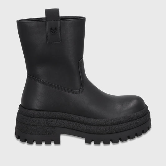 Botin Plataforma Negro Mujer 6583101