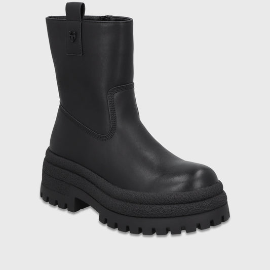 Botin Plataforma Negro Mujer 6583101