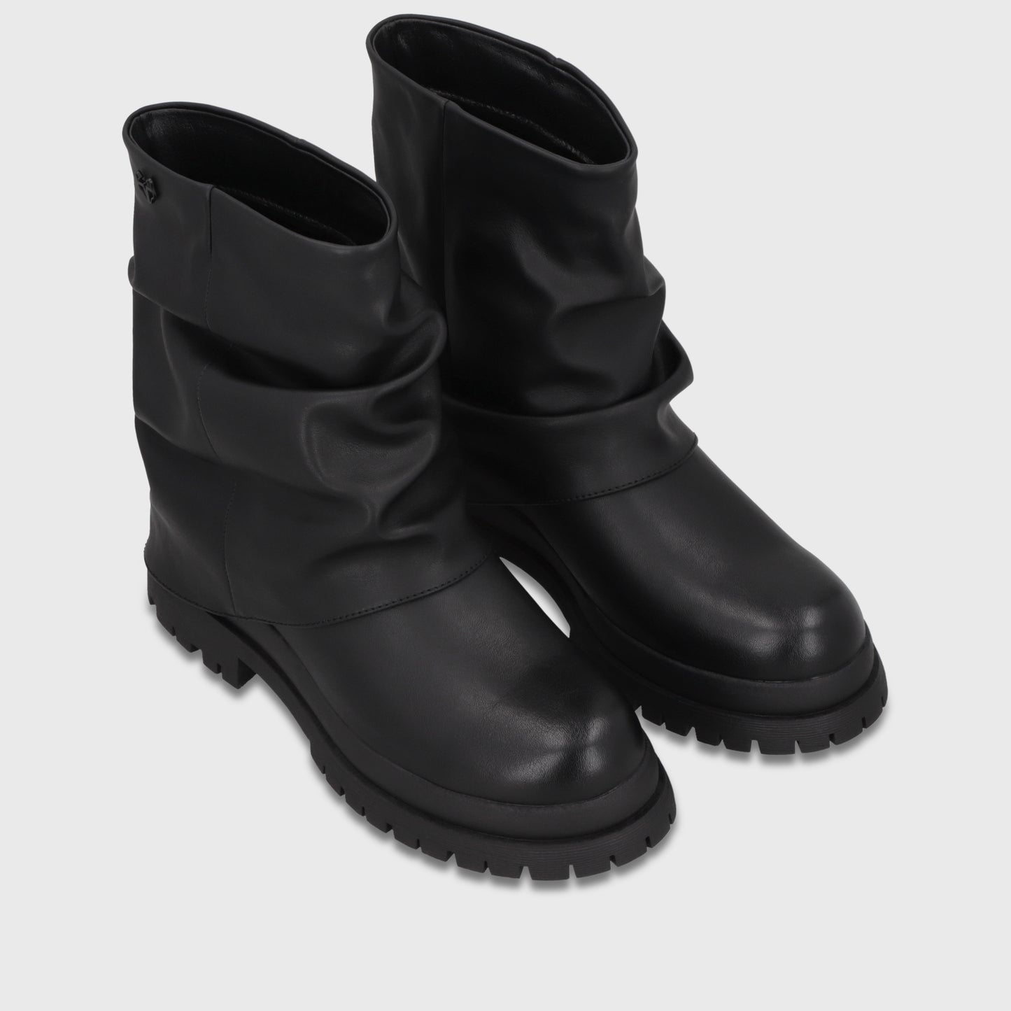 Botin Plataforma Negro Mujer 6584001