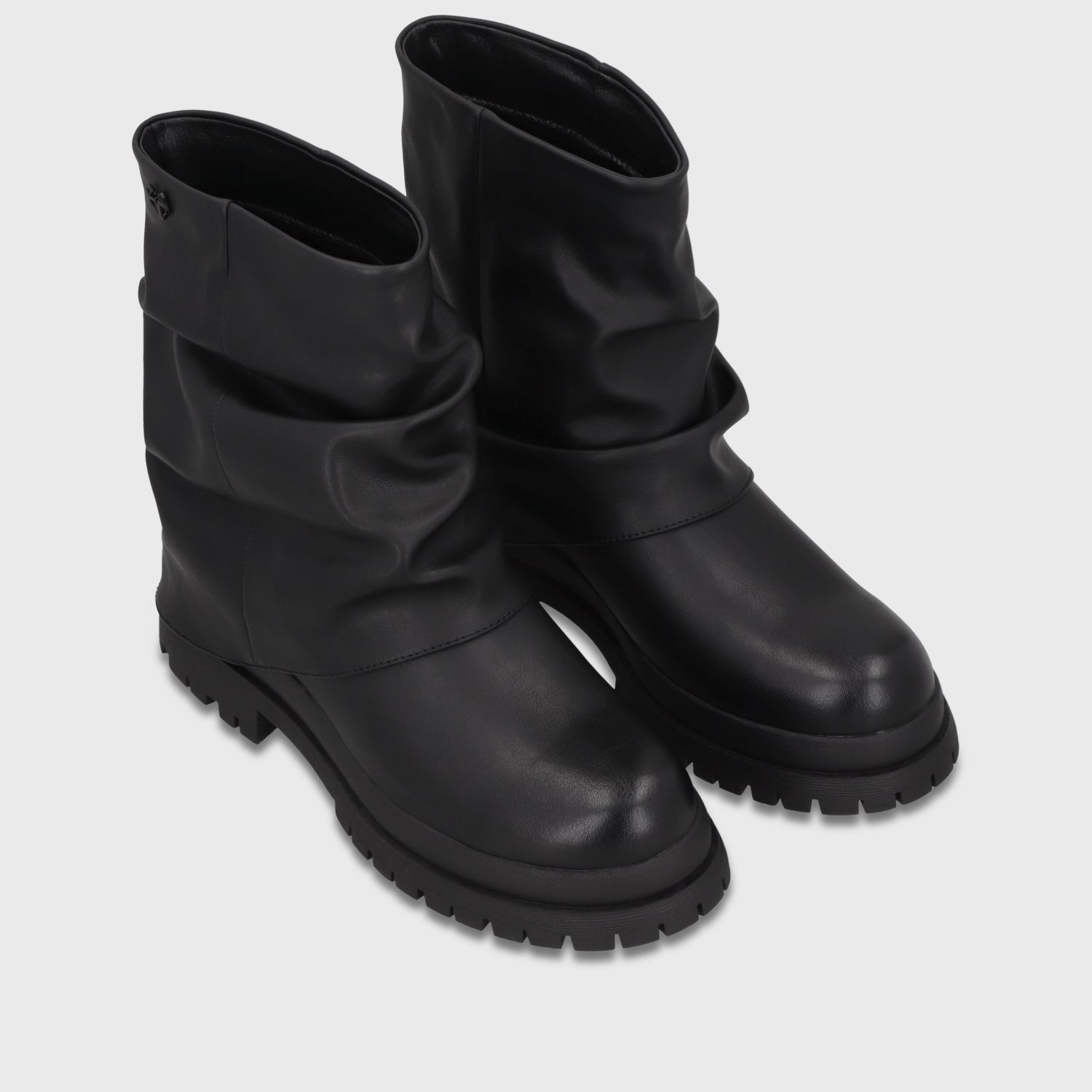 Botin Plataforma Negro Mujer 6584001