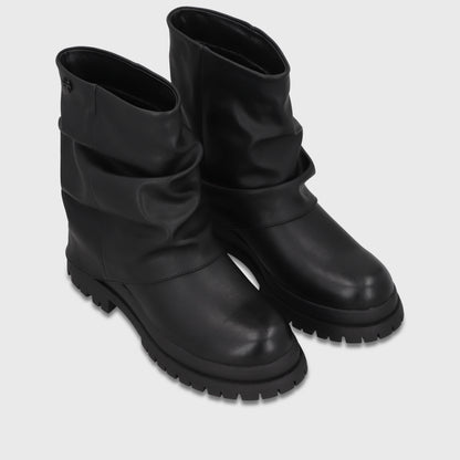 Botin Plataforma Negro Mujer 6584001