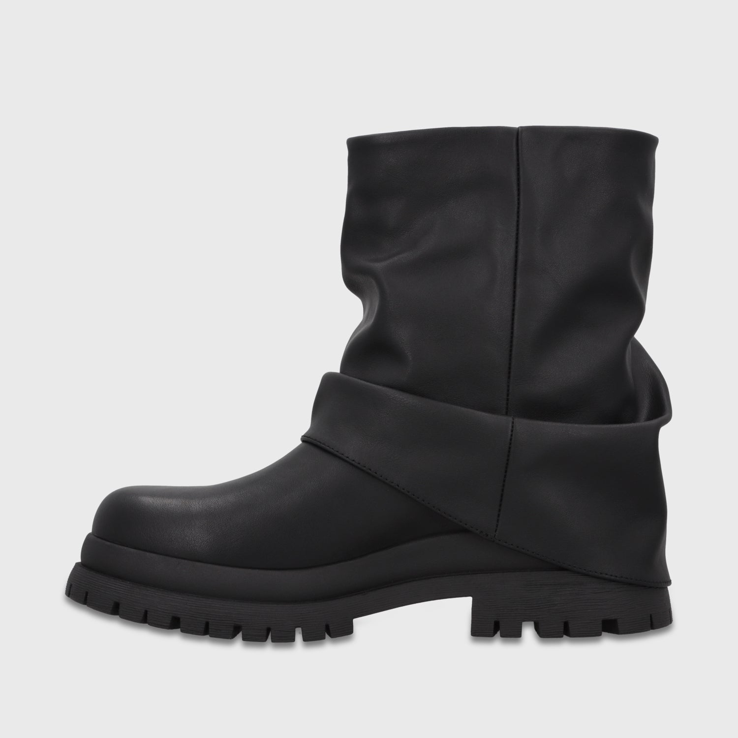 Botin Plataforma Negro Mujer 6584001