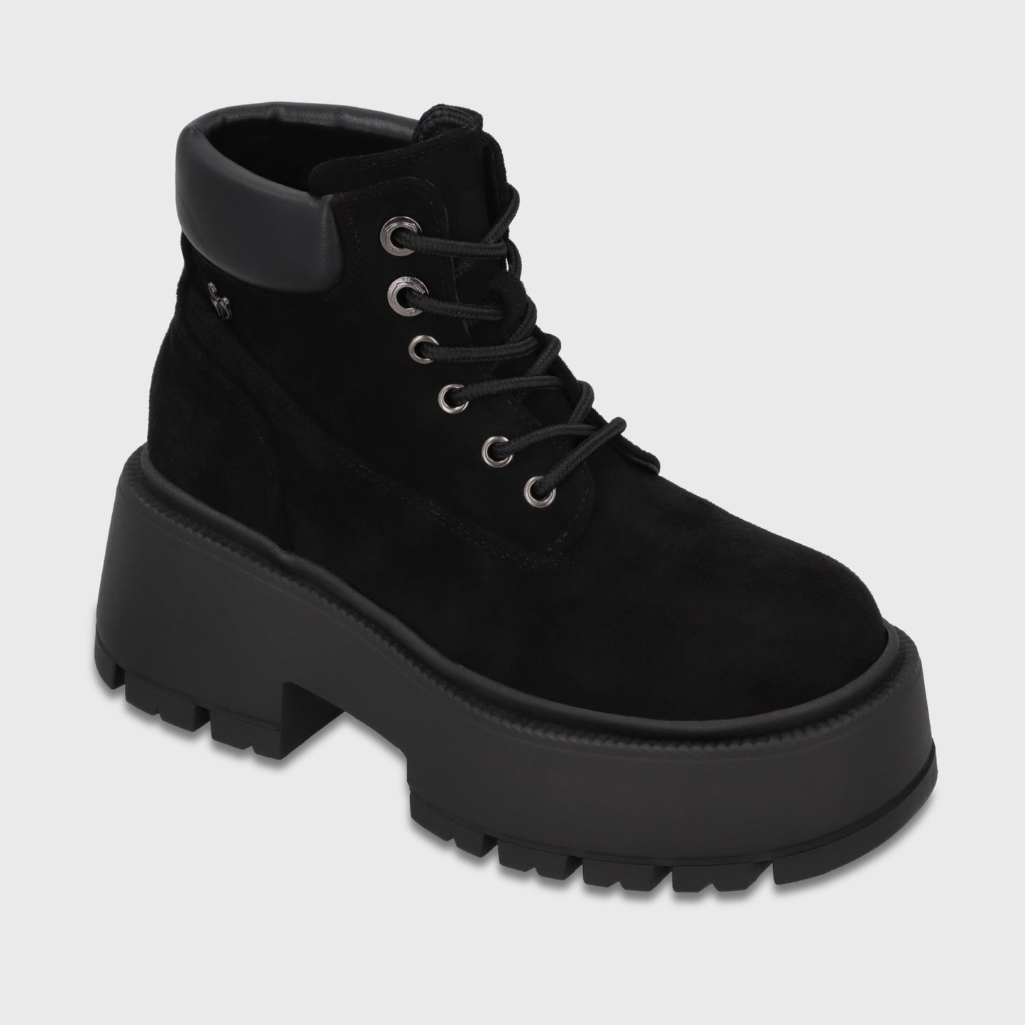 Botin Plataforma Negro Mujer 6585001