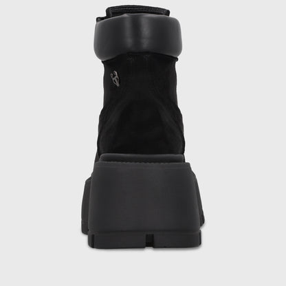 Botin Plataforma Negro Mujer 6585001