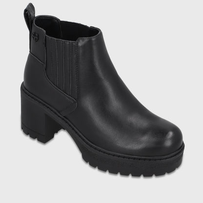 Botin Taco Negro Mujer 6587001