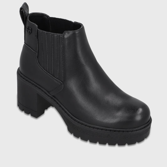Botin Taco Negro Mujer 6587001