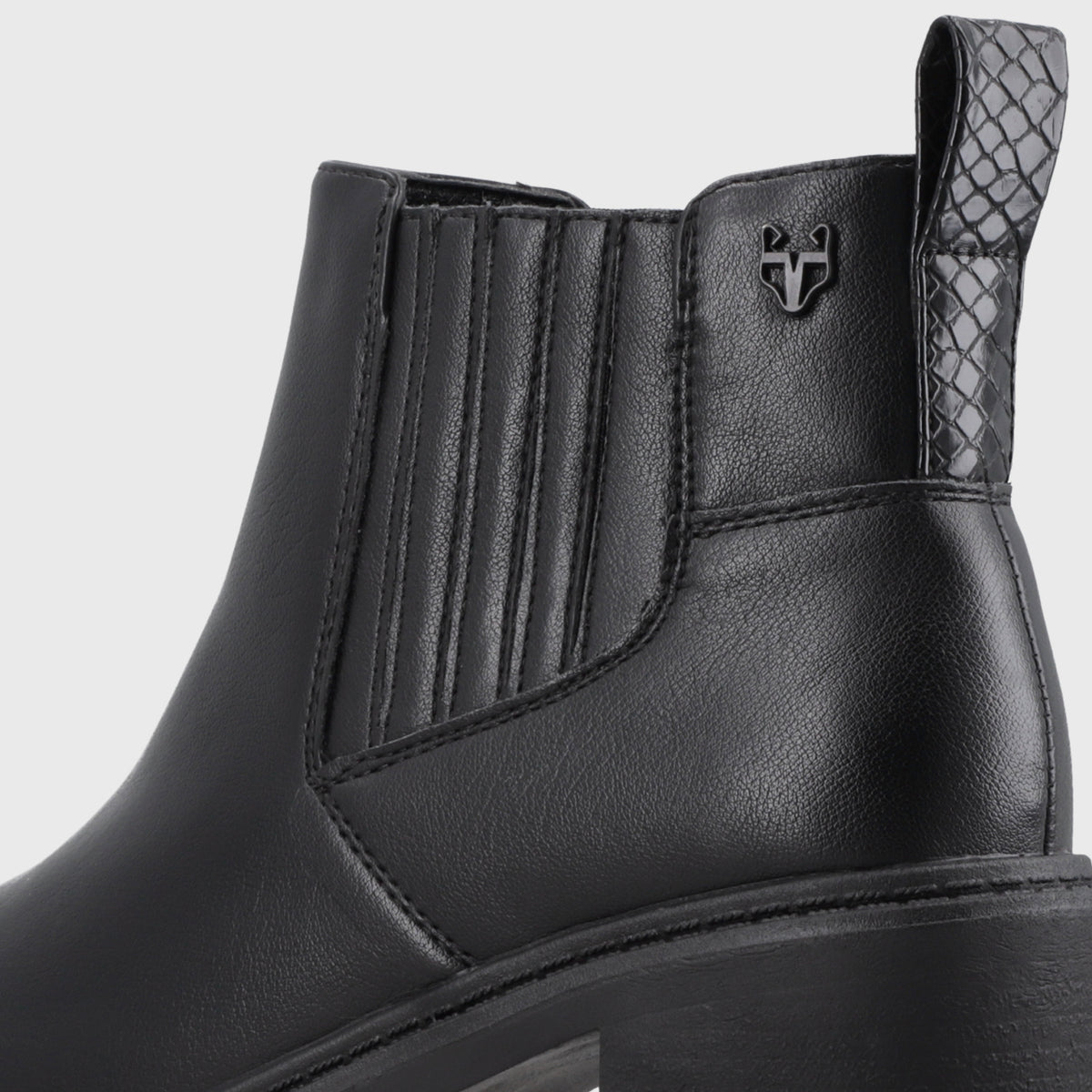 Botin Taco Negro Mujer 6587001