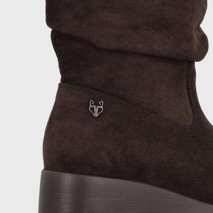 Botin Plataforma Café Mujer 6589002