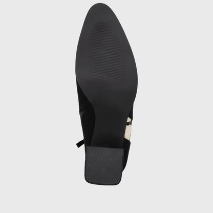 Botin Taco Negro Mujer 6590001
