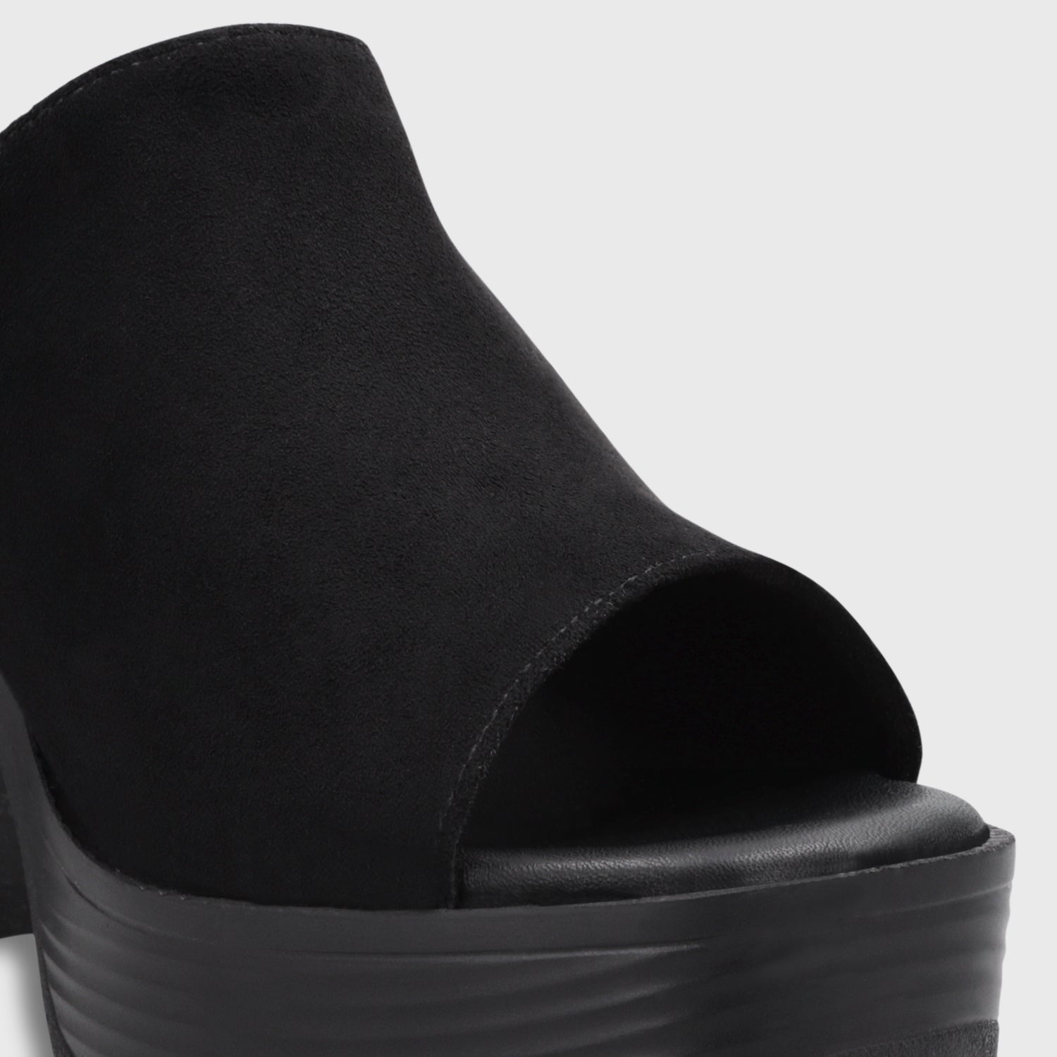 Sandalia Taco Negra Mujer 65920