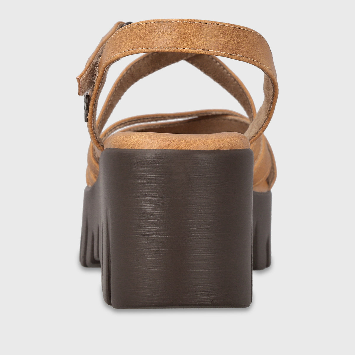 Sandalia Plataforma Camel Mujer 65940