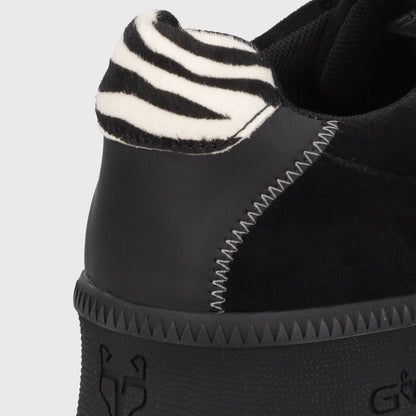 Zapatilla Plataforma Negra Mujer 67310