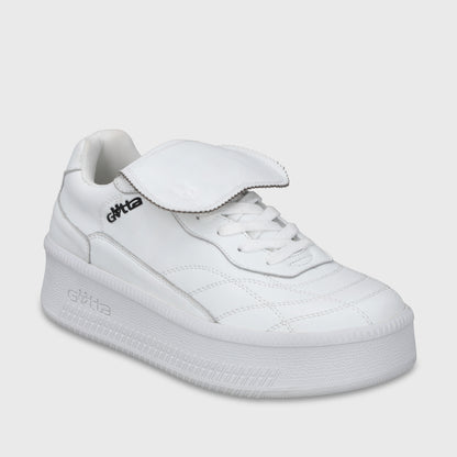 Zapatilla Plataforma Blanca Mujer 67311