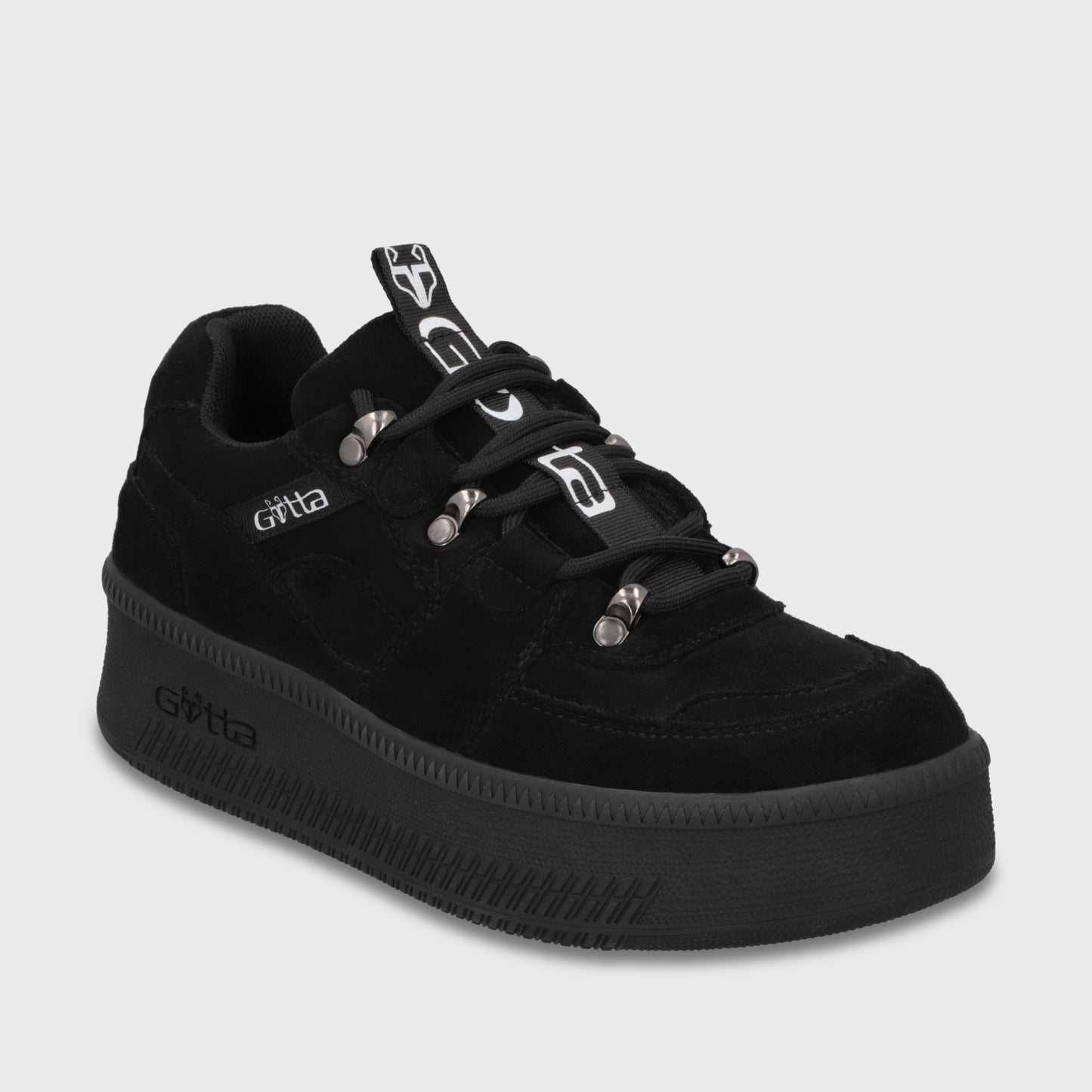 Zapatilla Plataforma Negra Mujer 67312