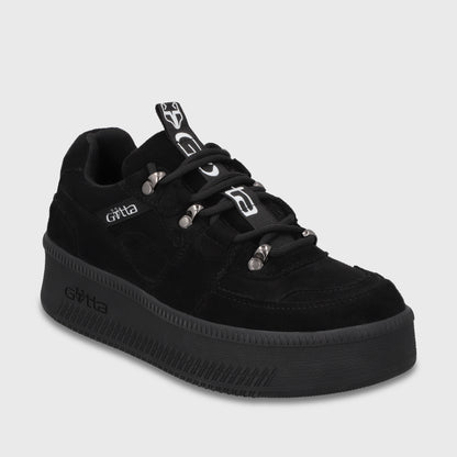 Zapatilla Plataforma Negra Mujer 67312