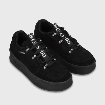 Zapatilla Plataforma Negra Mujer 67312
