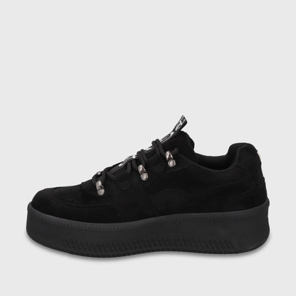 Zapatilla Plataforma Negra Mujer 67312