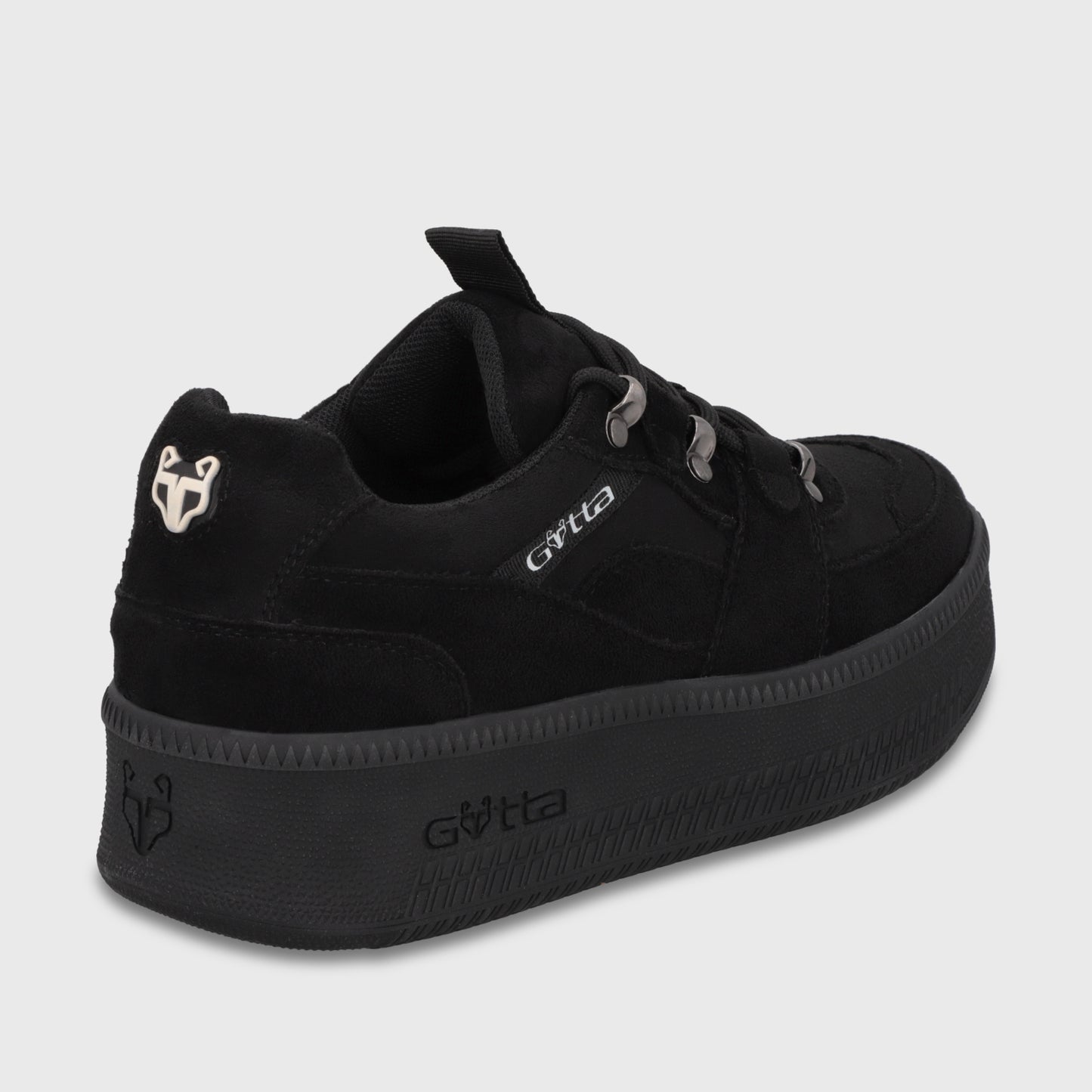 Zapatilla Plataforma Negra Mujer 67312