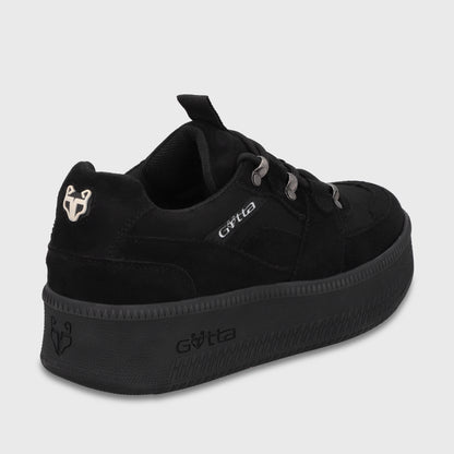 Zapatilla Plataforma Negra Mujer 67312