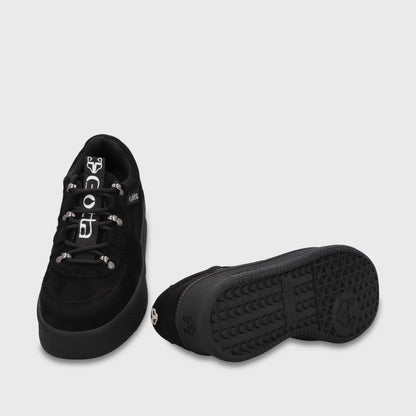 Zapatilla Plataforma Negra Mujer 67312