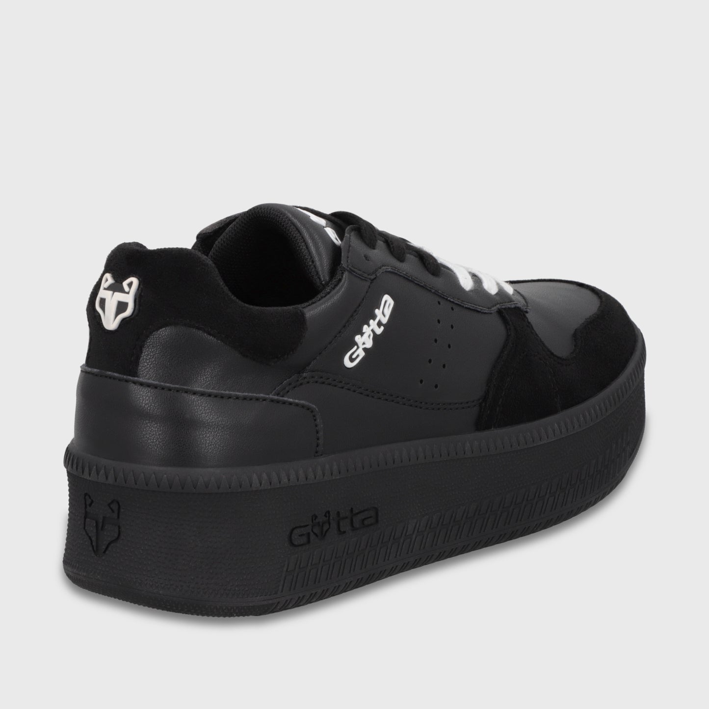 Zapatilla Plataforma Negra Mujer 67313