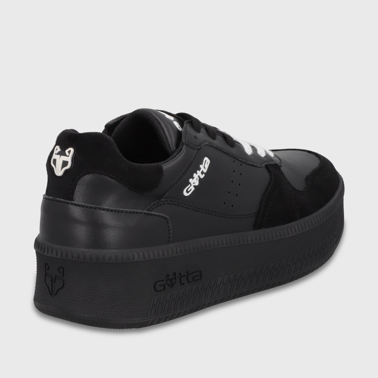 Zapatilla Plataforma Negra Mujer 67313