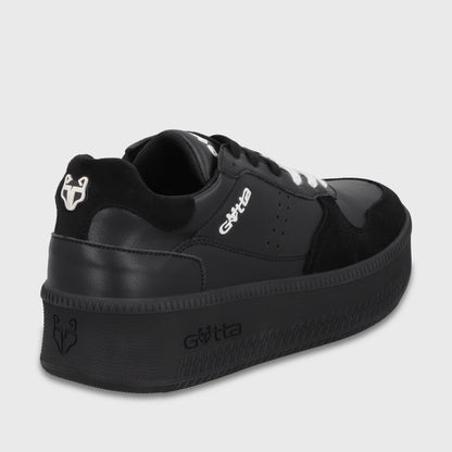 Zapatilla Plataforma Negra Mujer 67313