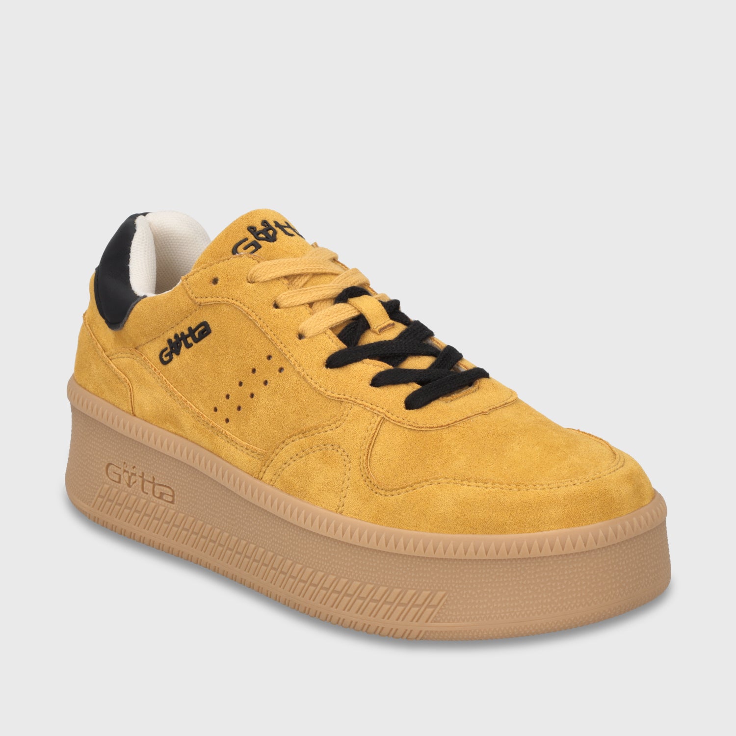 Zapatilla Plataforma Amarilla Mujer 67313