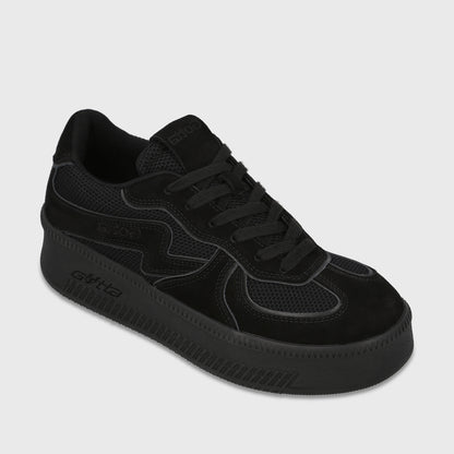 Zapatilla Plataforma Negra Mujer Martina
