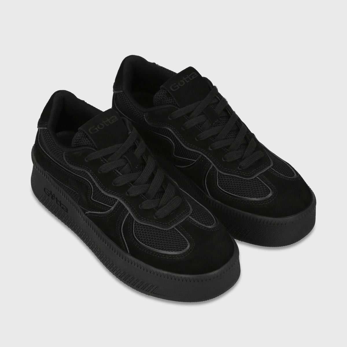 Zapatilla Plataforma Negra Mujer Martina