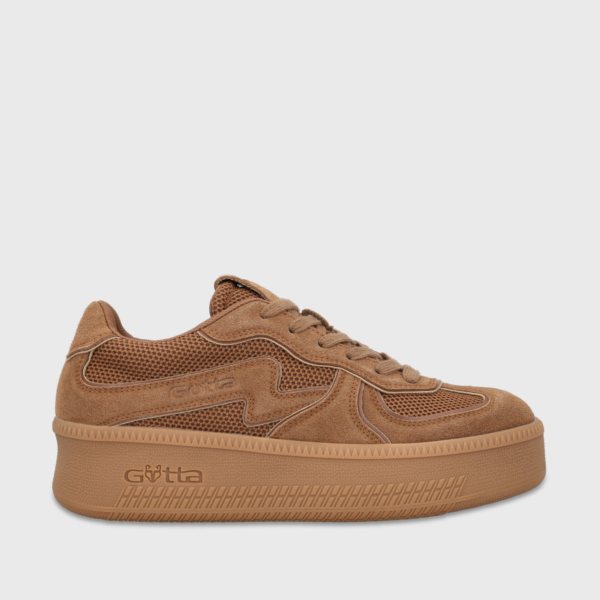 Zapatilla Plataforma Camel Mujer Marlene