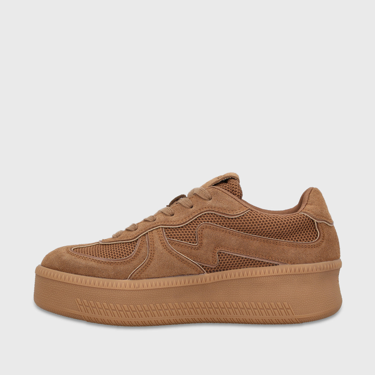 Zapatilla Plataforma Camel Mujer Marlene