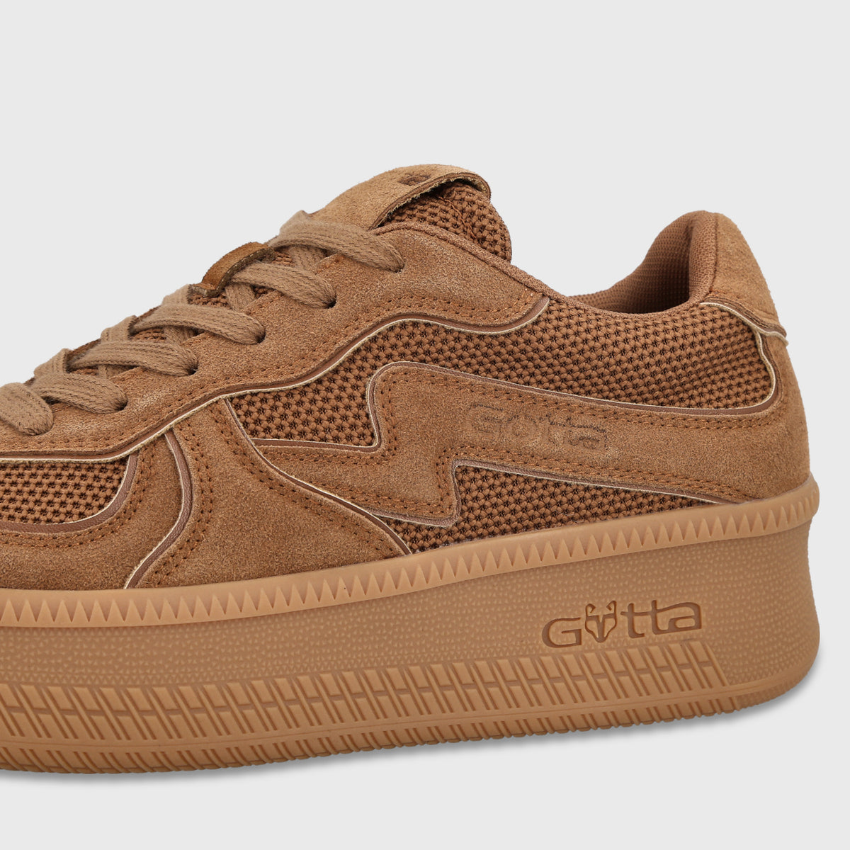 Zapatilla Plataforma Camel Mujer Marlene