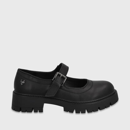 Zapato Plataforma Negro Mujer 6805001