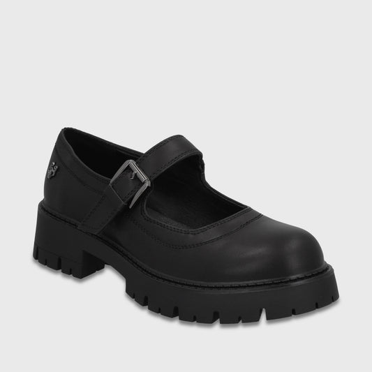 Zapato Plataforma Negro Mujer 6805001
