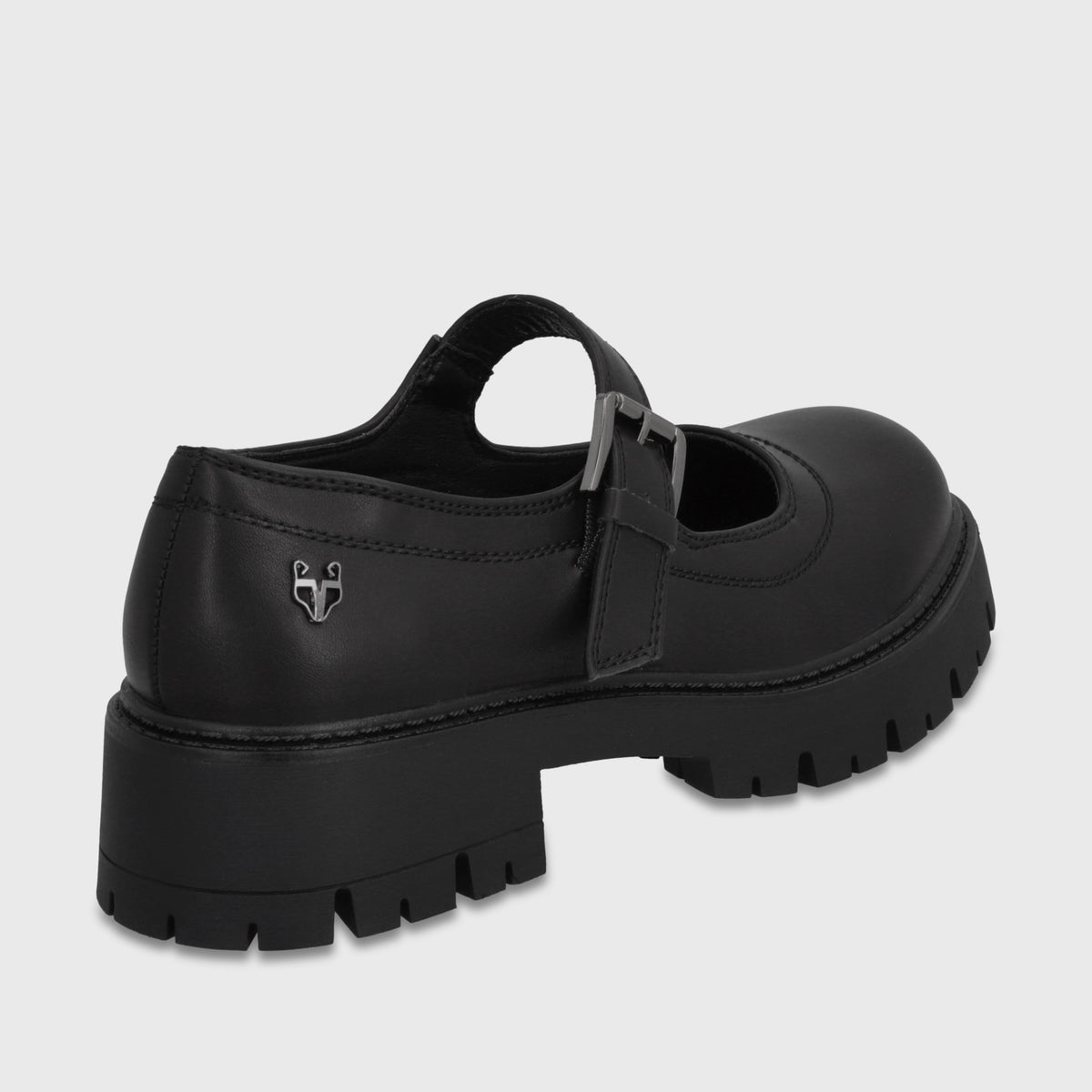 Zapato Plataforma Negro Mujer 6805001