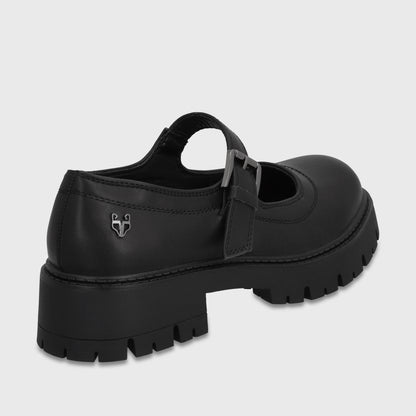 Zapato Plataforma Negro Mujer 6805001
