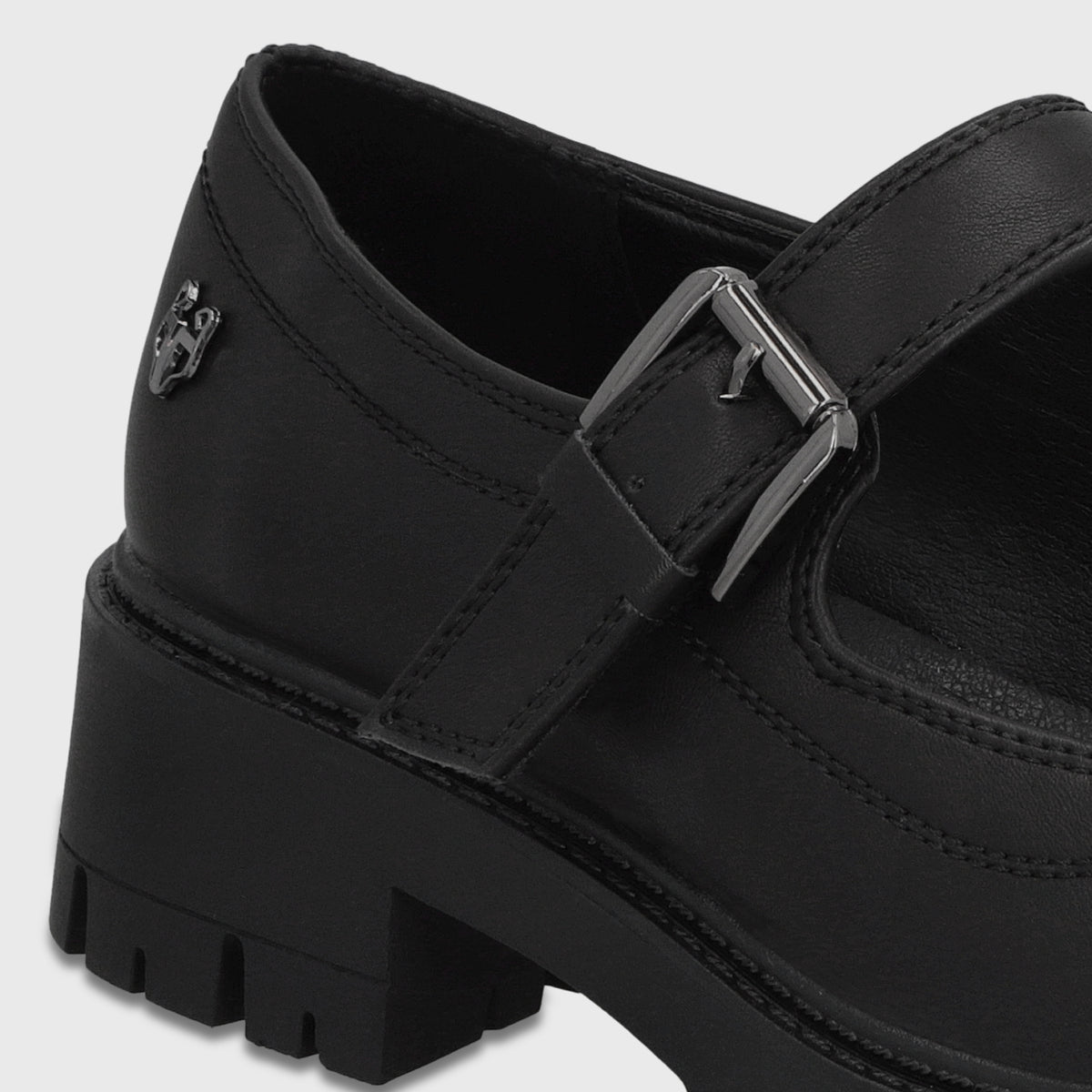 Zapato Plataforma Negro Mujer 6805001