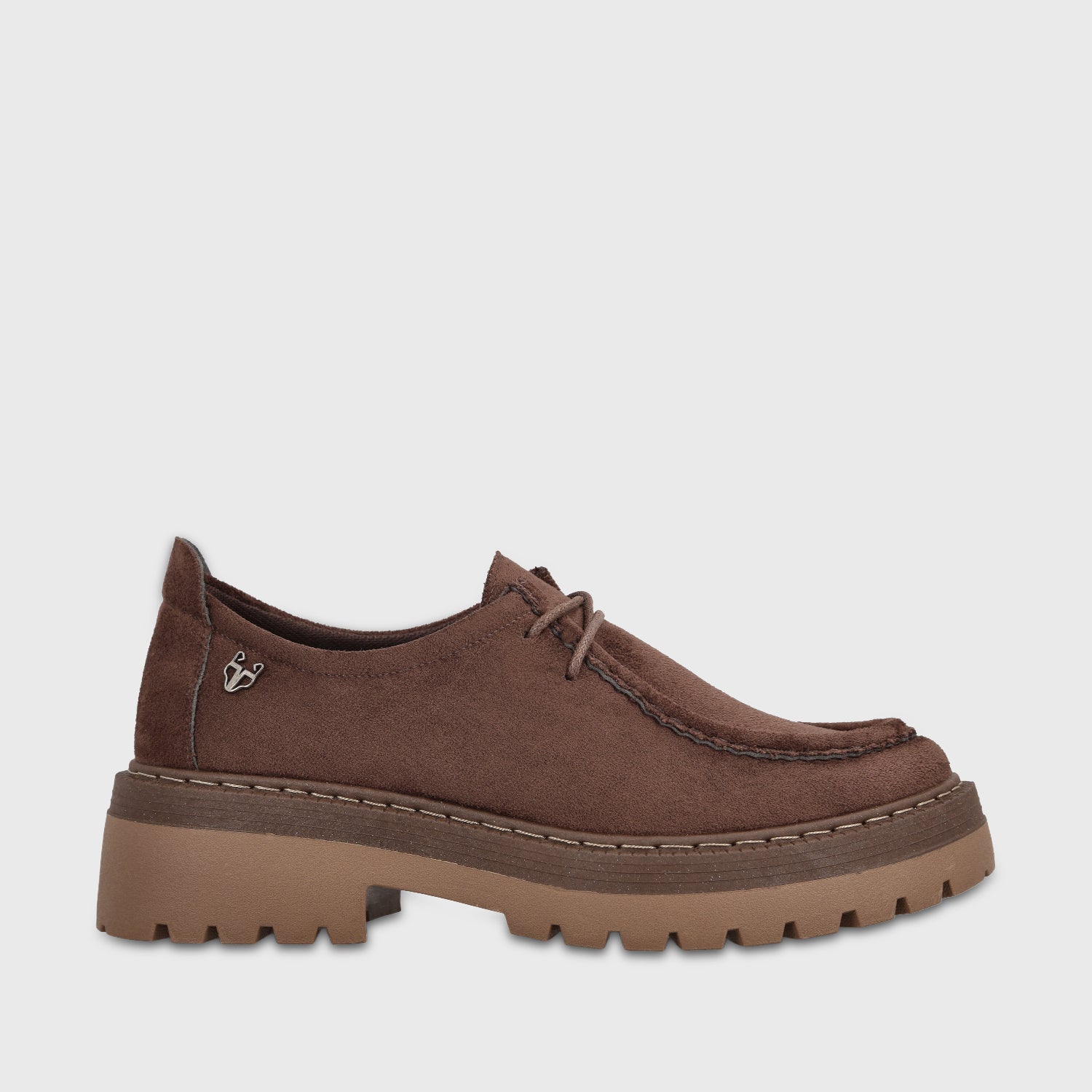 Zapato Plataforma Café Mujer 6809053
