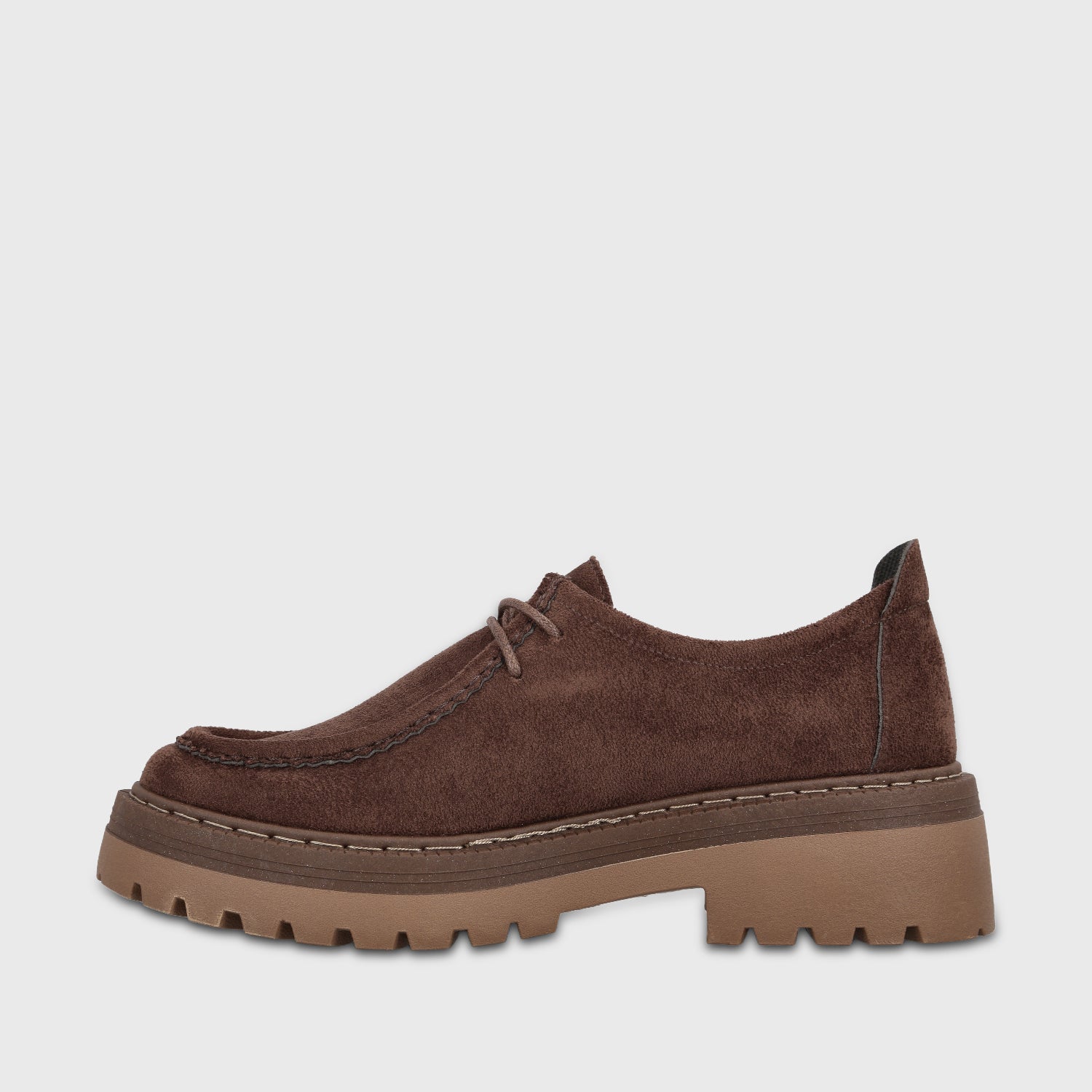 Zapato Plataforma Café Mujer 6809053