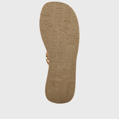 Sandalia Plataforma Camel Mujer Francisca