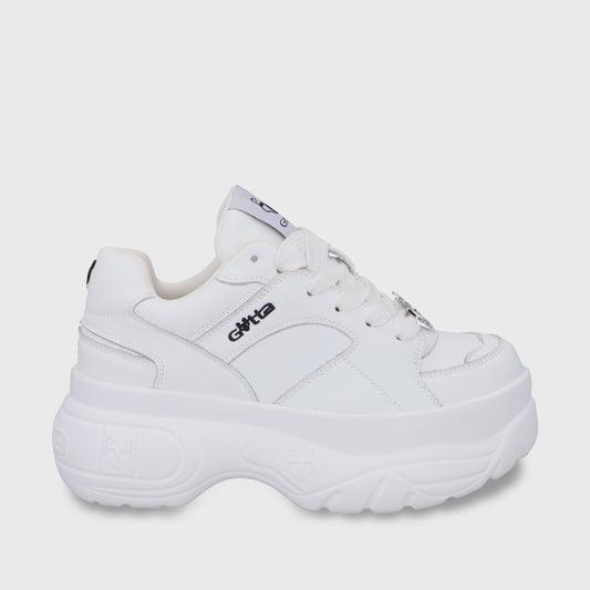 Zapatilla Plataforma Blanca Mujer 9724A