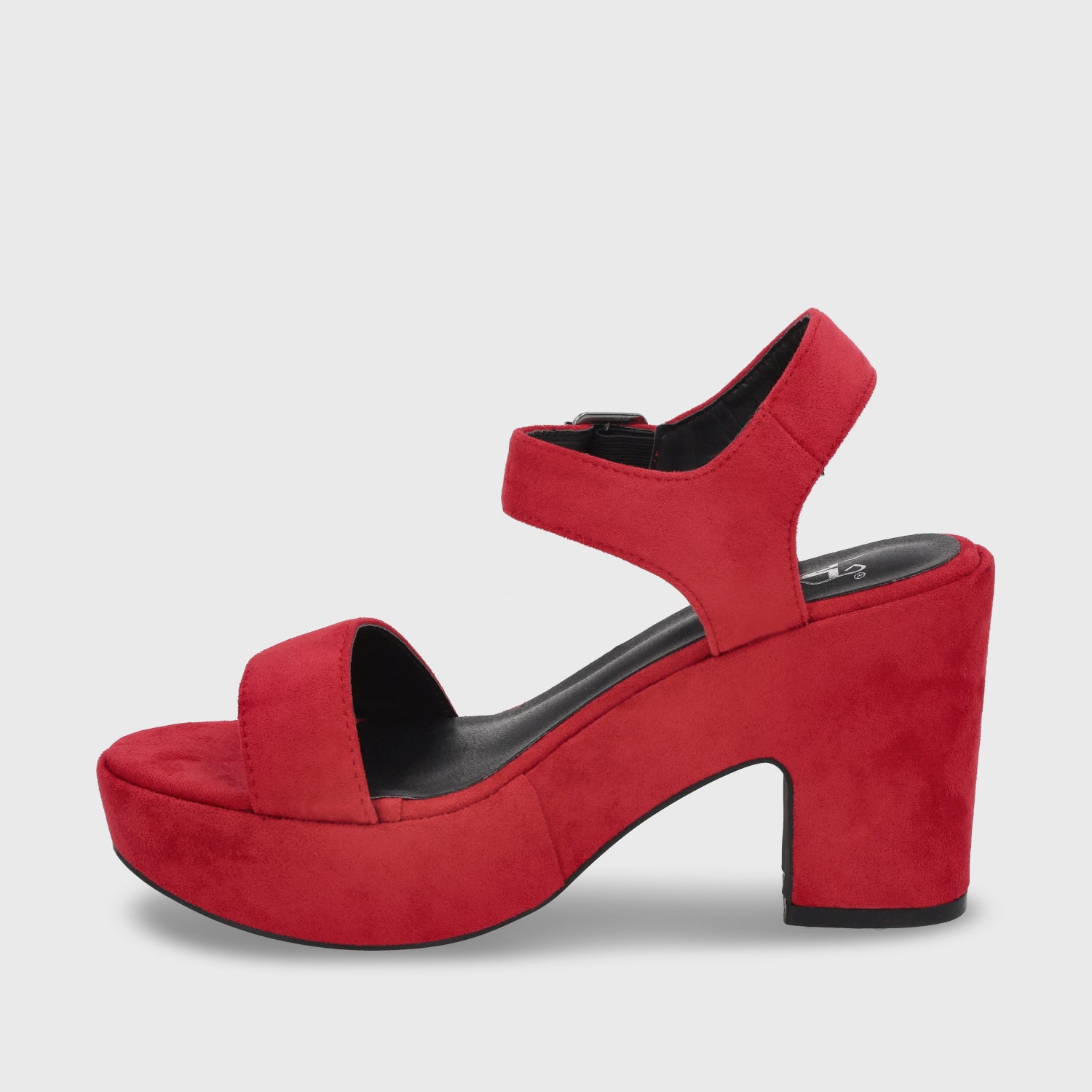 Sandalia Plataforma Roja Mujer C5473