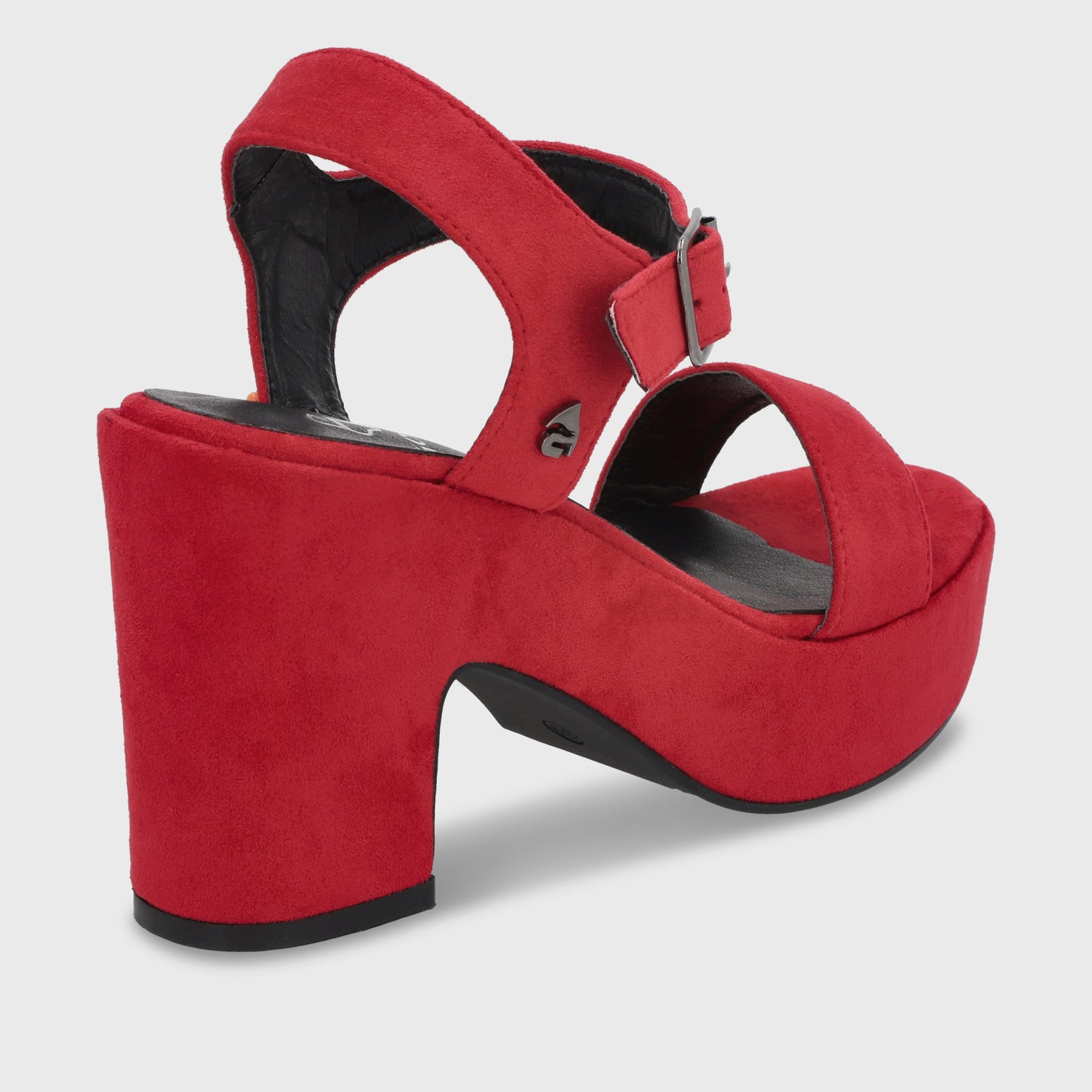 Sandalia Plataforma Roja Mujer C5473