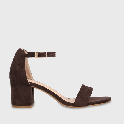 Sandalia Taco Café Mujer C6161