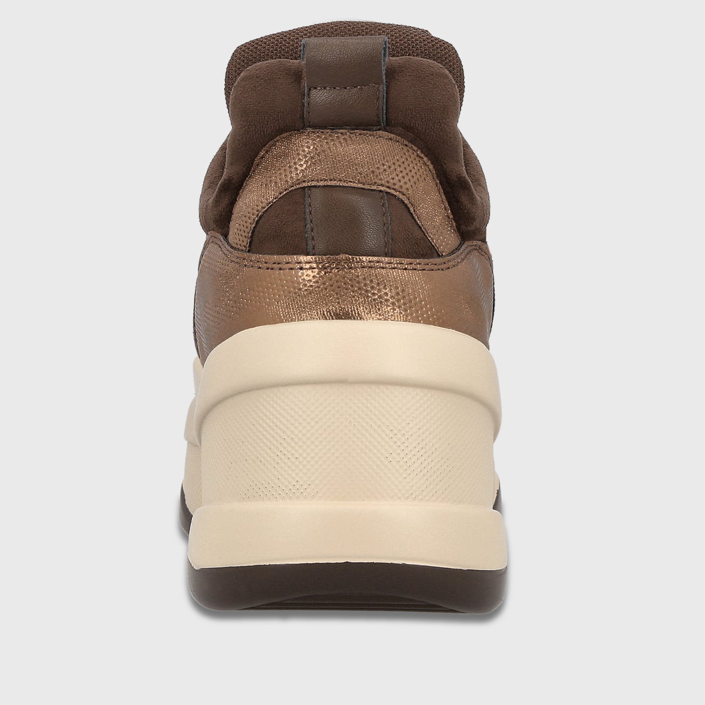 Zapatilla Plataforma Café Mujer C7293